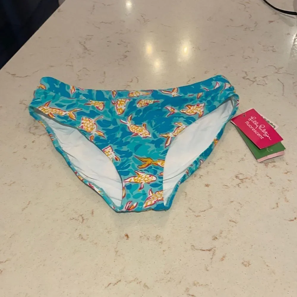 Lilly Pulitzer NWT fish swim bottoms SZ 16